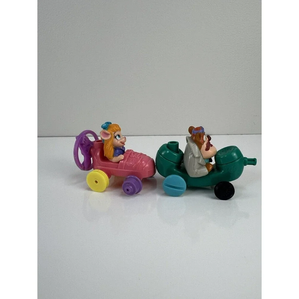 2 Pc 1989 McDonalds Happy Meal Toy Disney’s Rescue Rangers Gadget’s Rescue Racer